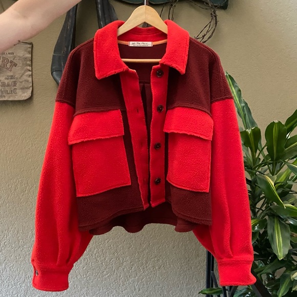 🆕 Free People James Jacket Color Block - Picture 1 of 6